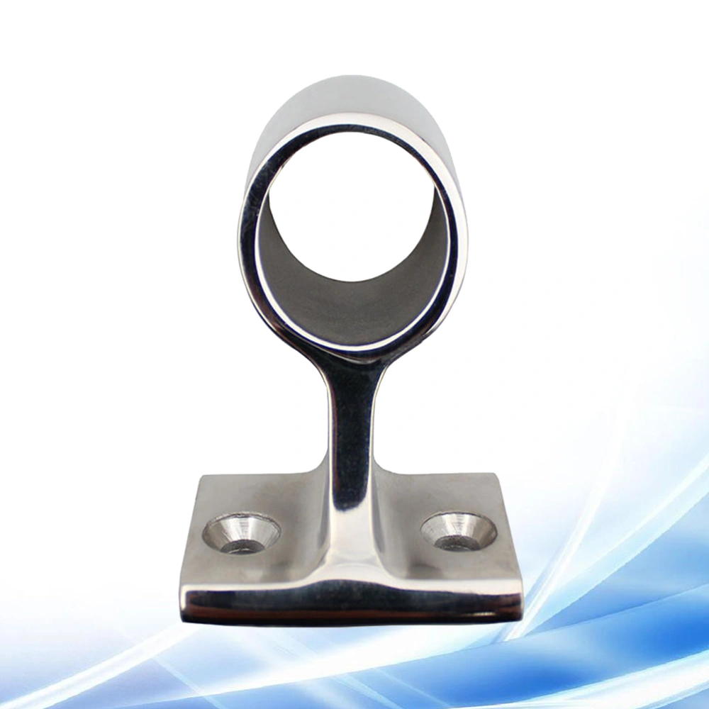 25mm Boat Middle Handrail Bracket Stainless Steel Yacht Armrest Handrail Holder Stand (Silver)