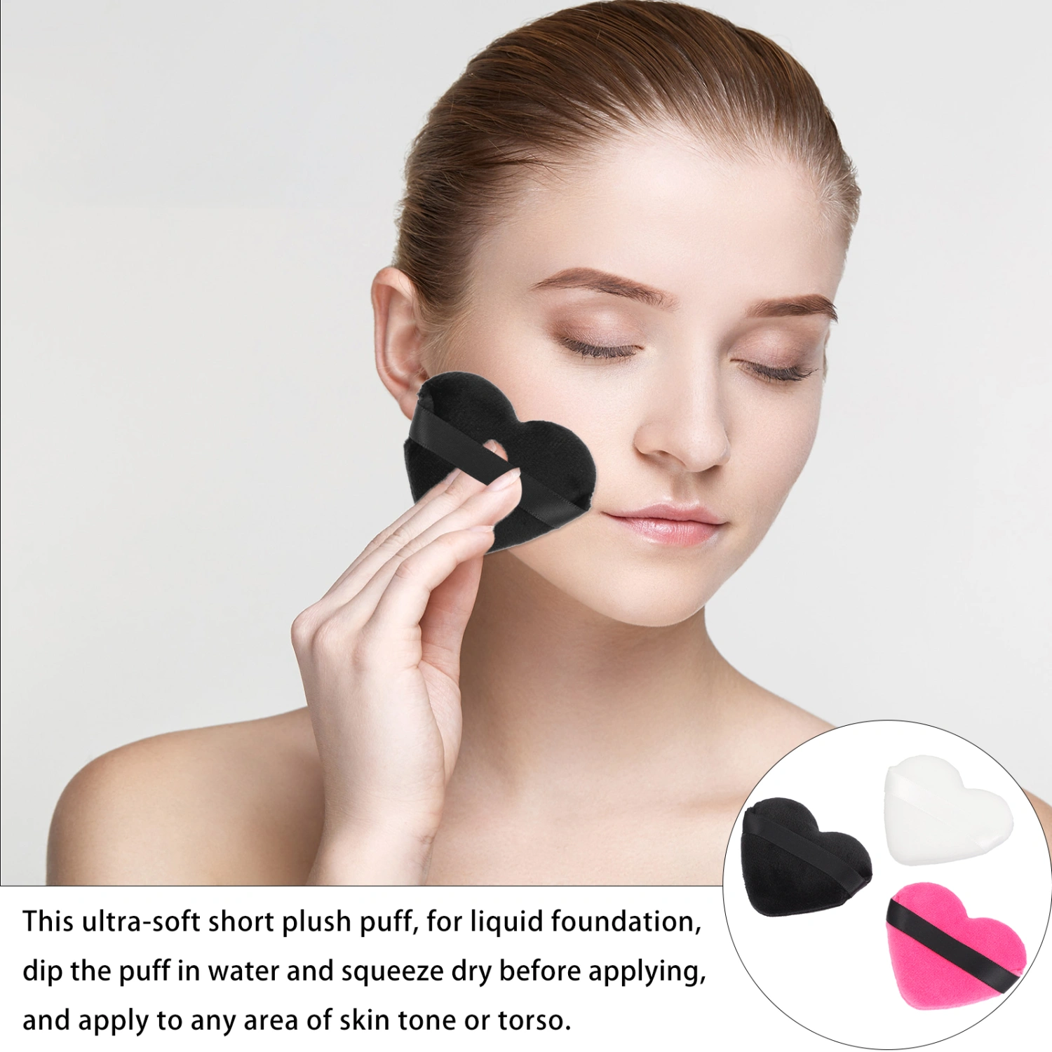 9pcs Powder Puffs Makeup Powder Sponges Foundation Puffs Make Up Puffs