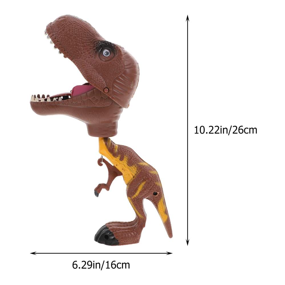 Creative Dinosaur Hand Puppet Toy Realistic Animal Figure Adornment Funny Kids Toy