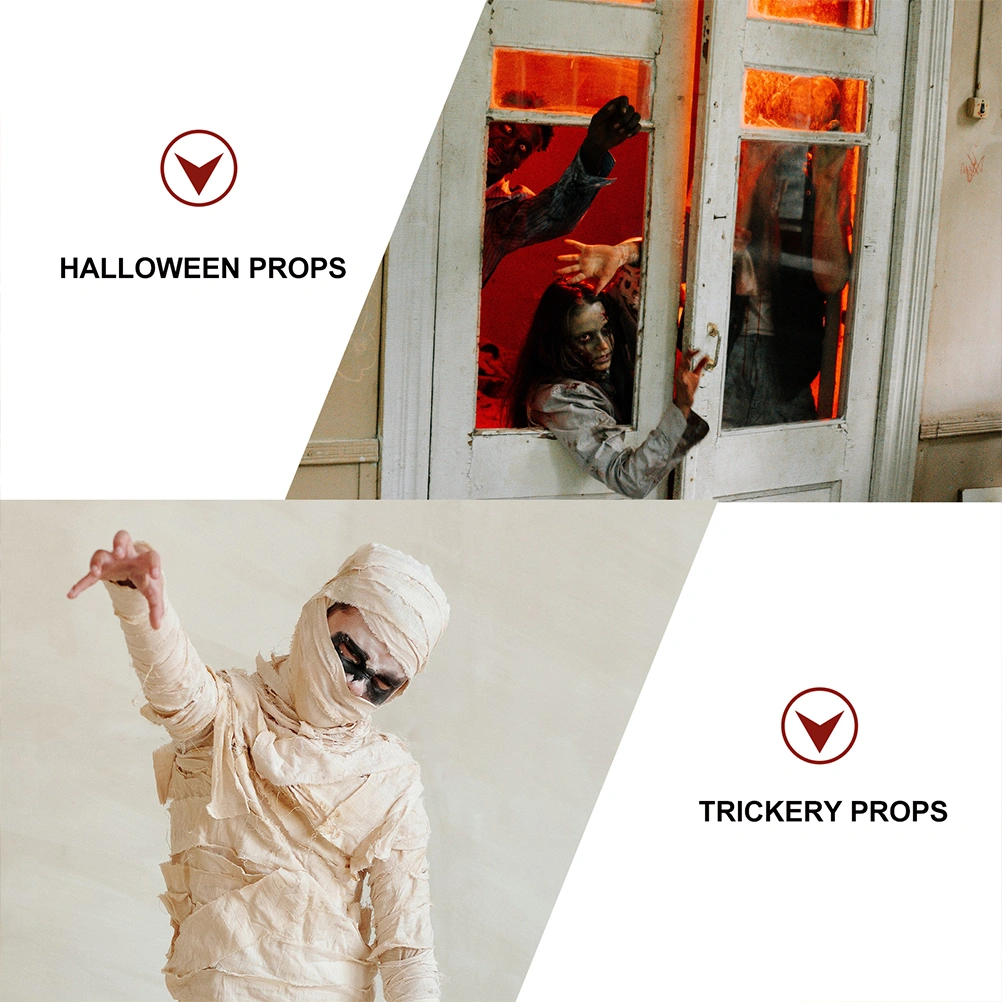 8Pcs Fake Tongue Models Festival Tricky Props Scary Halloween Party Supplies