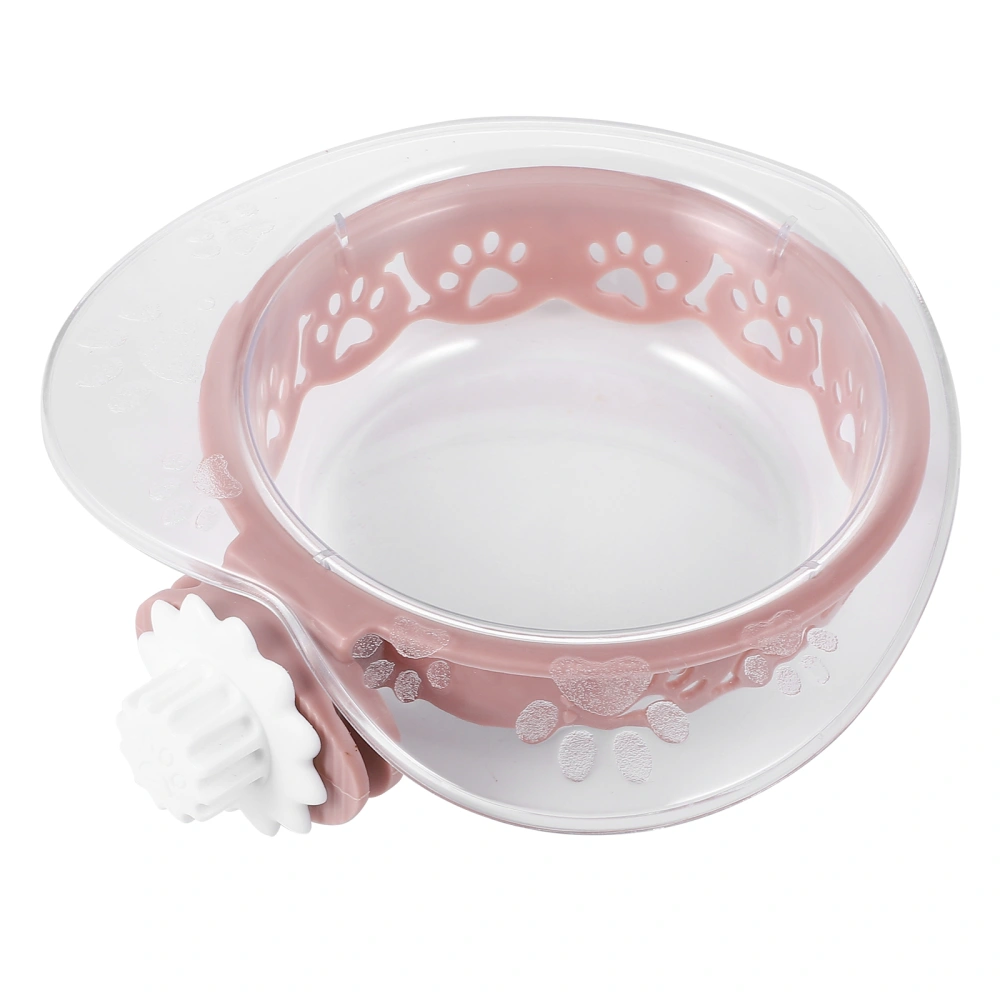 Heart-shaped Pets Hanging Type Cat Drinking Bowl Dog Bowl Portable Pet Feeder