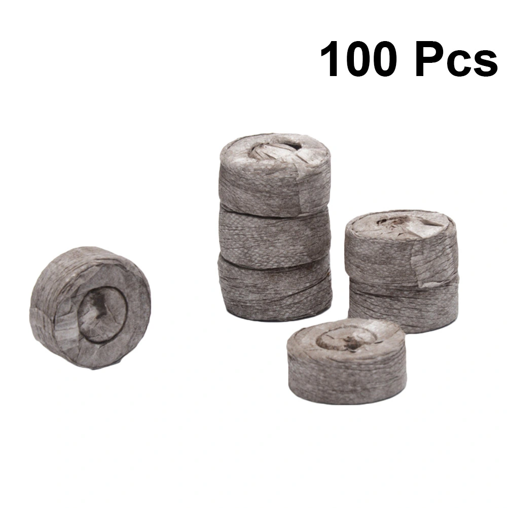 100pcs Mini Blocks Nutrient Soil Block Compressed Soil Block DIY Planting Accessories for Home Garden