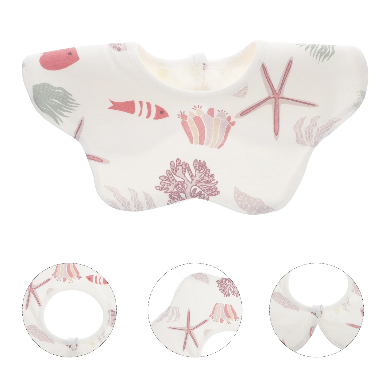 Cotton Baby Bib Cartoon Printing Newborn Bib Newborn Bibs Baby Bib Adjustable Bib