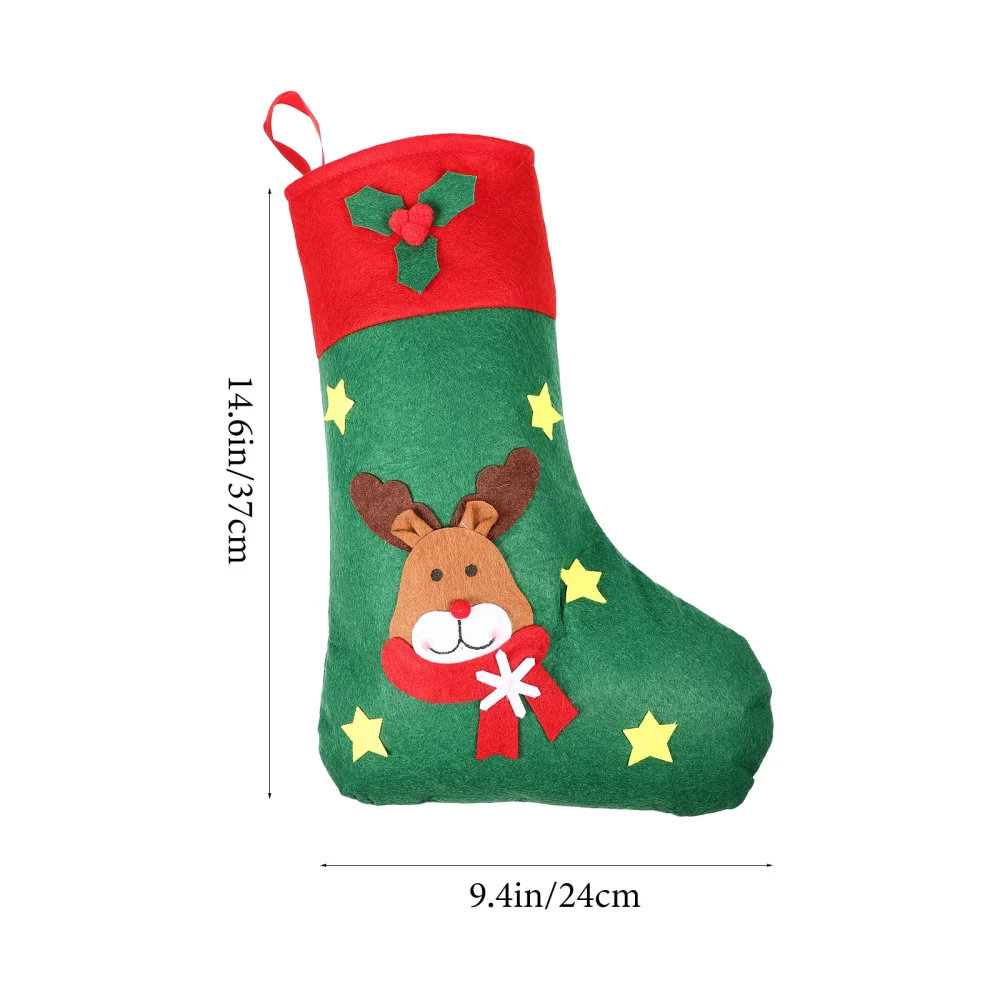 Xmas Socks Pendant Sock Gift Bag Christmas Festive Decor Pendant Xmas Decor