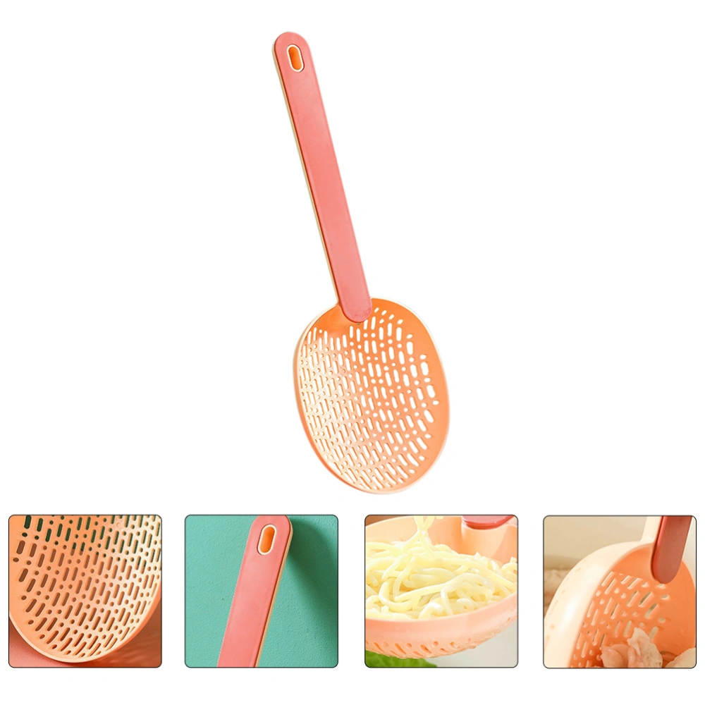 Creative Long Handle Spoon Stylish Noodle Colander Portable Straining Noodle Spoon