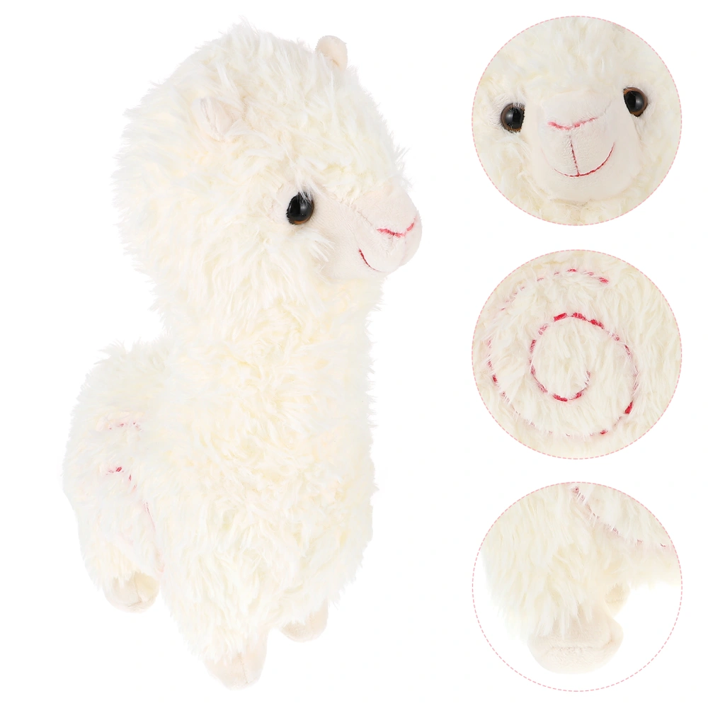 1pc Lovely Alpaca Plush Doll Creative Alpaca Plush Toy Plush Alpaca Doll