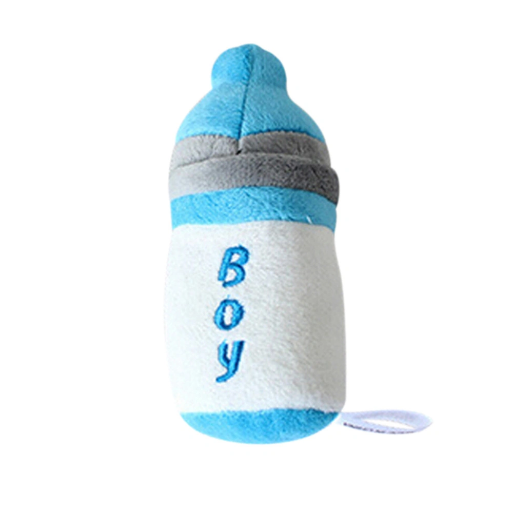 Baby Plush Toys Squeaky Plush Toys Dolls for Infants Babies Toddlers Kids (Blue)