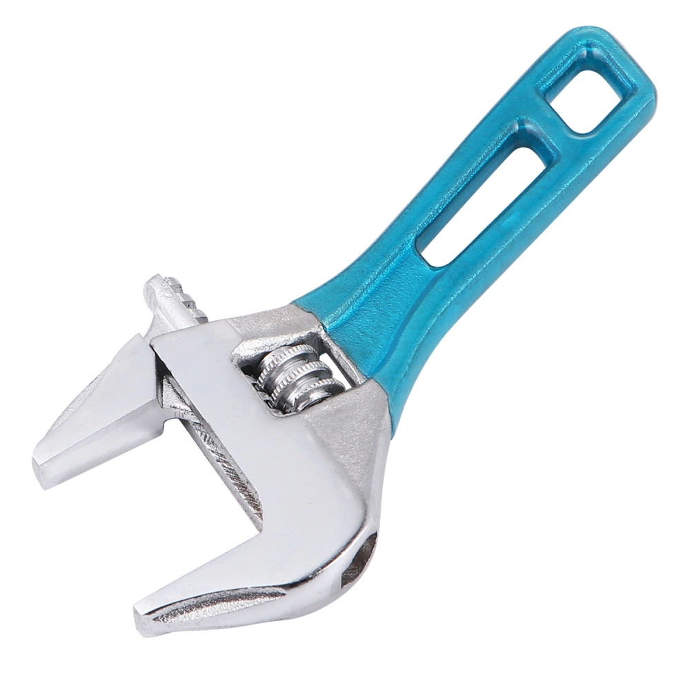 Multifunctional Short Handle Wrench Adjustable Spanner Bathroom Monkey Wrench (Maximum Opening 31mm) Random Color