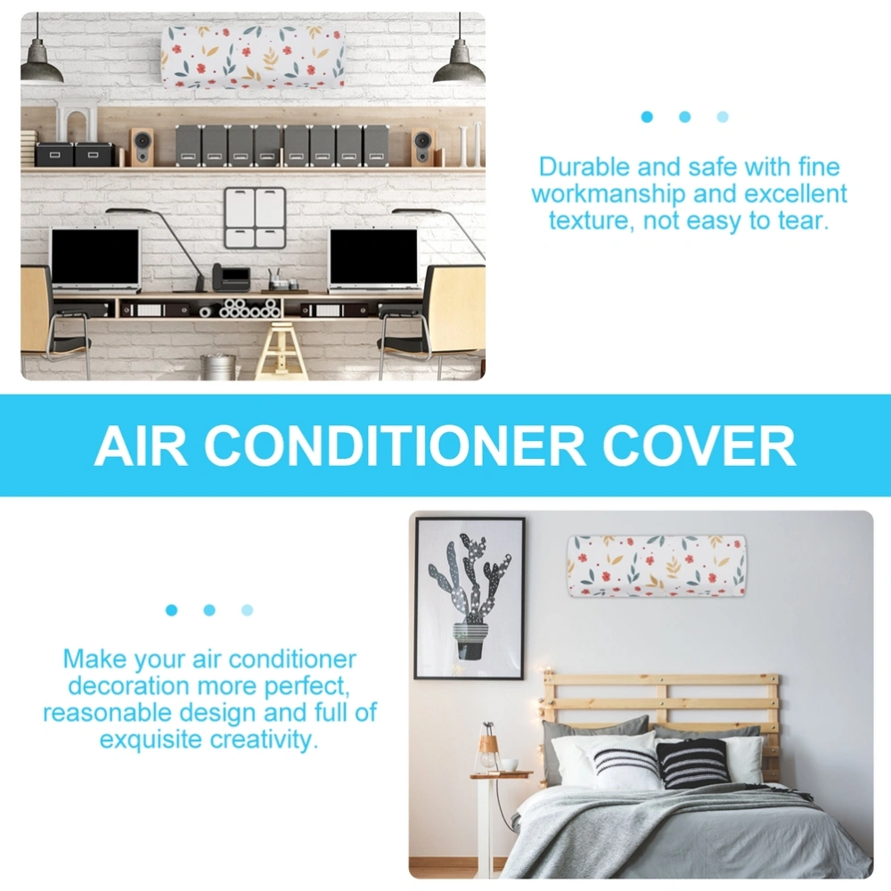 2pcs Air Conditioner Covers Air Conditioner Dust Protectors Cover Protectors