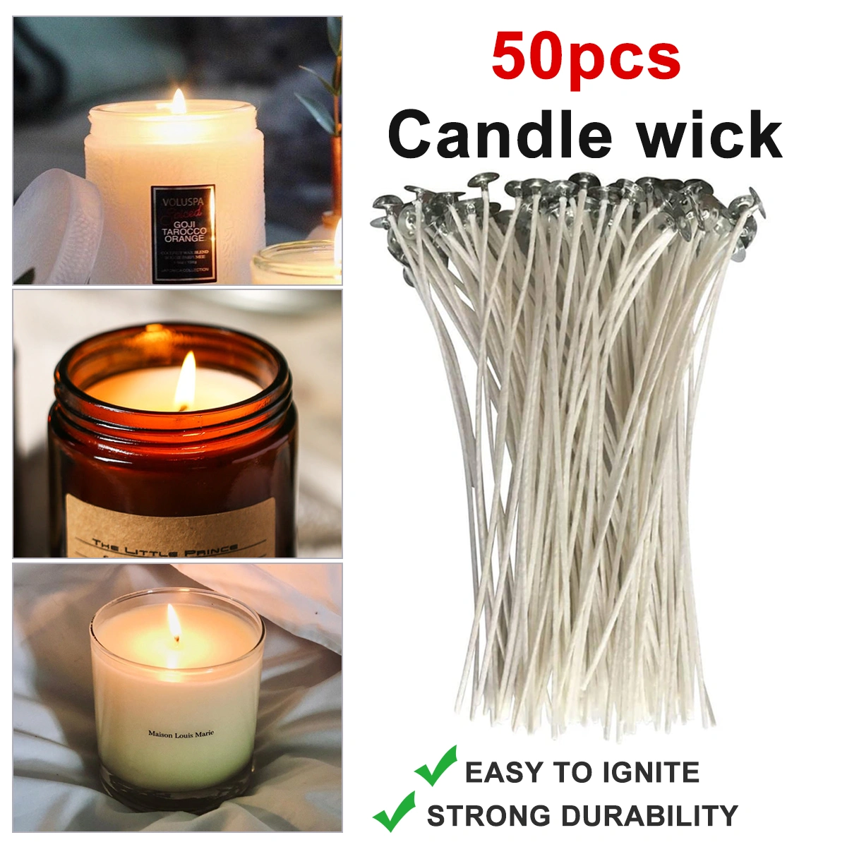 1 Set of 116pcs Candle Making Tool Diy Candle Materials Supplies Wax Cup Kit Candle Making Kit Diy Candle Crafts Tool for DIY Crafts Making (900ml Silver)