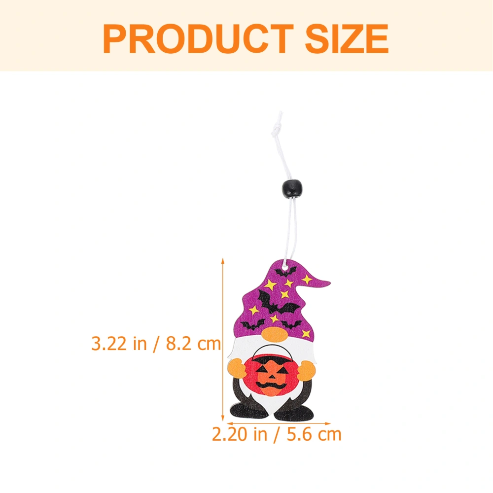 9Pcs Creative Halloween Hanging Pendant Gnome Decoration Haunted House Decors