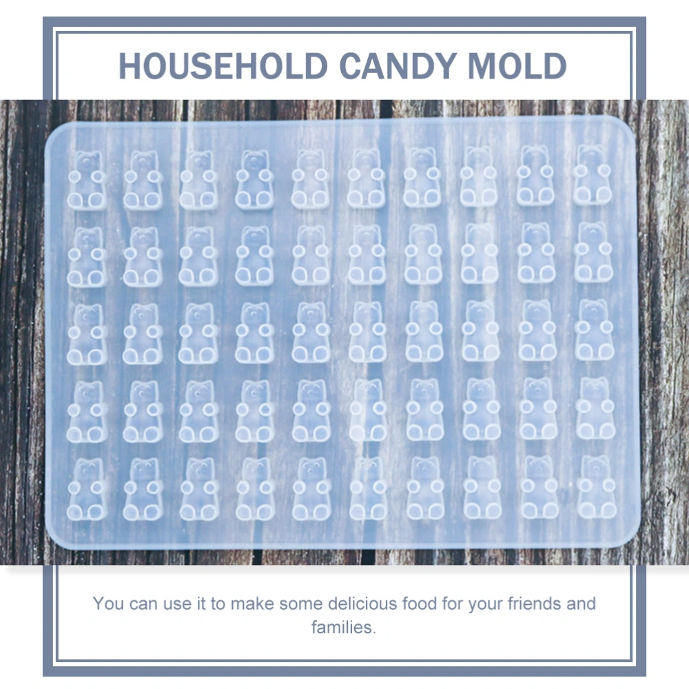 Household Candy Mold Adorable Gummy Mold Bear-shaped Silicone Mold Fondant Accessory