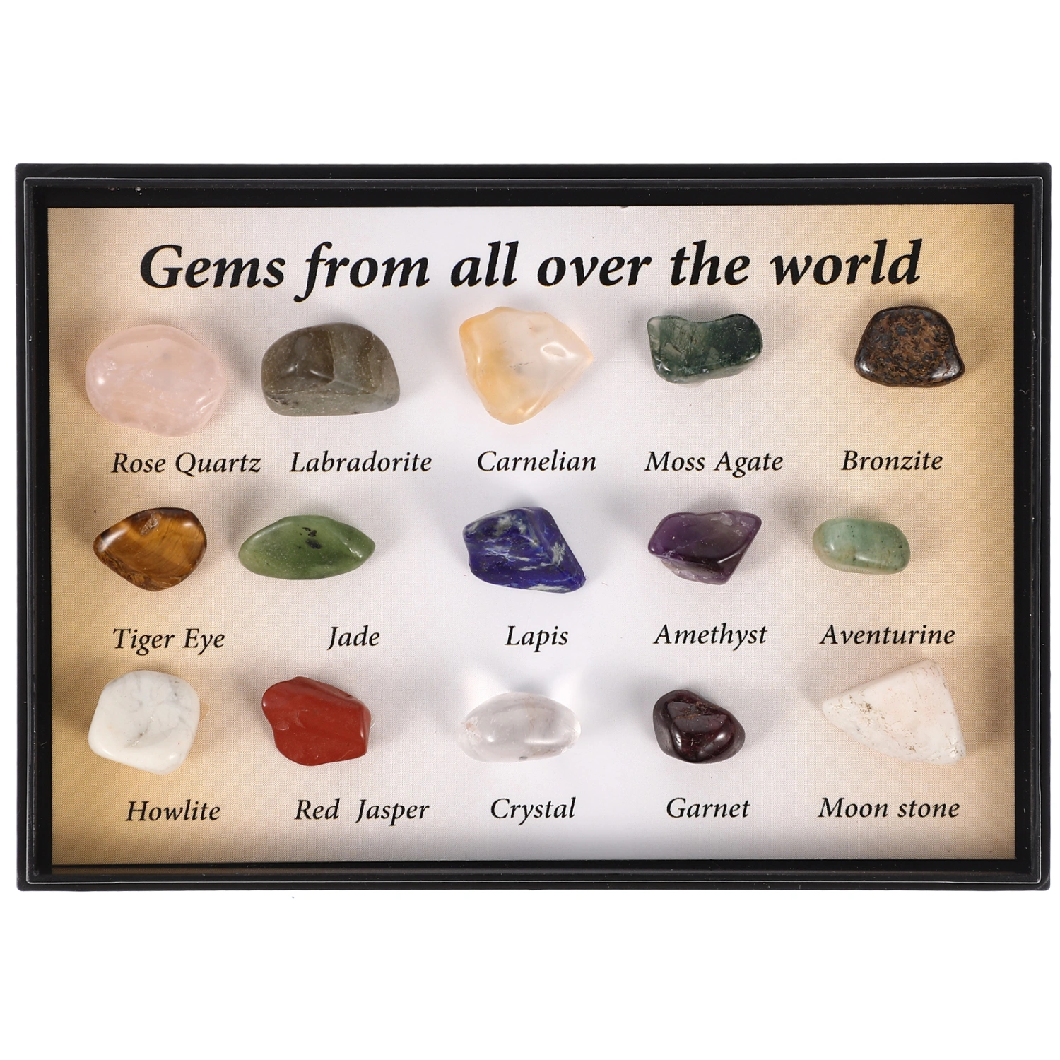 1 Set of Mineral Stone Decoration Natural Stone Mineral Stone Ornament for Gift