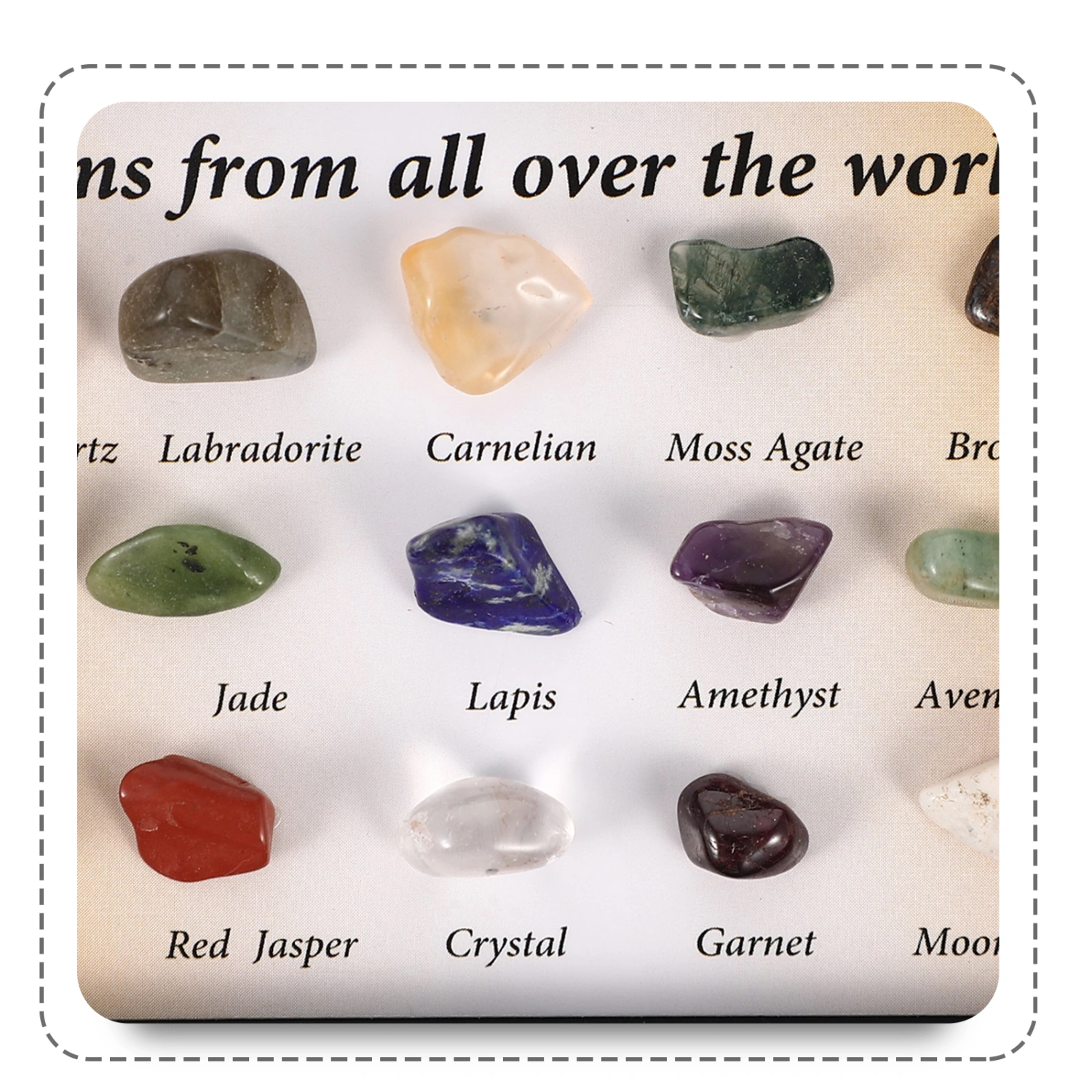 1 Set of Mineral Stone Decoration Natural Stone Mineral Stone Ornament for Gift