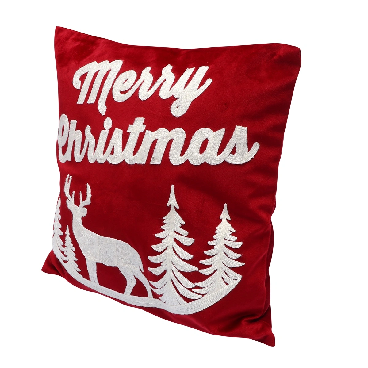 Christmas Elk Decorative Pillow Case Home Cotton Pillow Case Cushion Cover