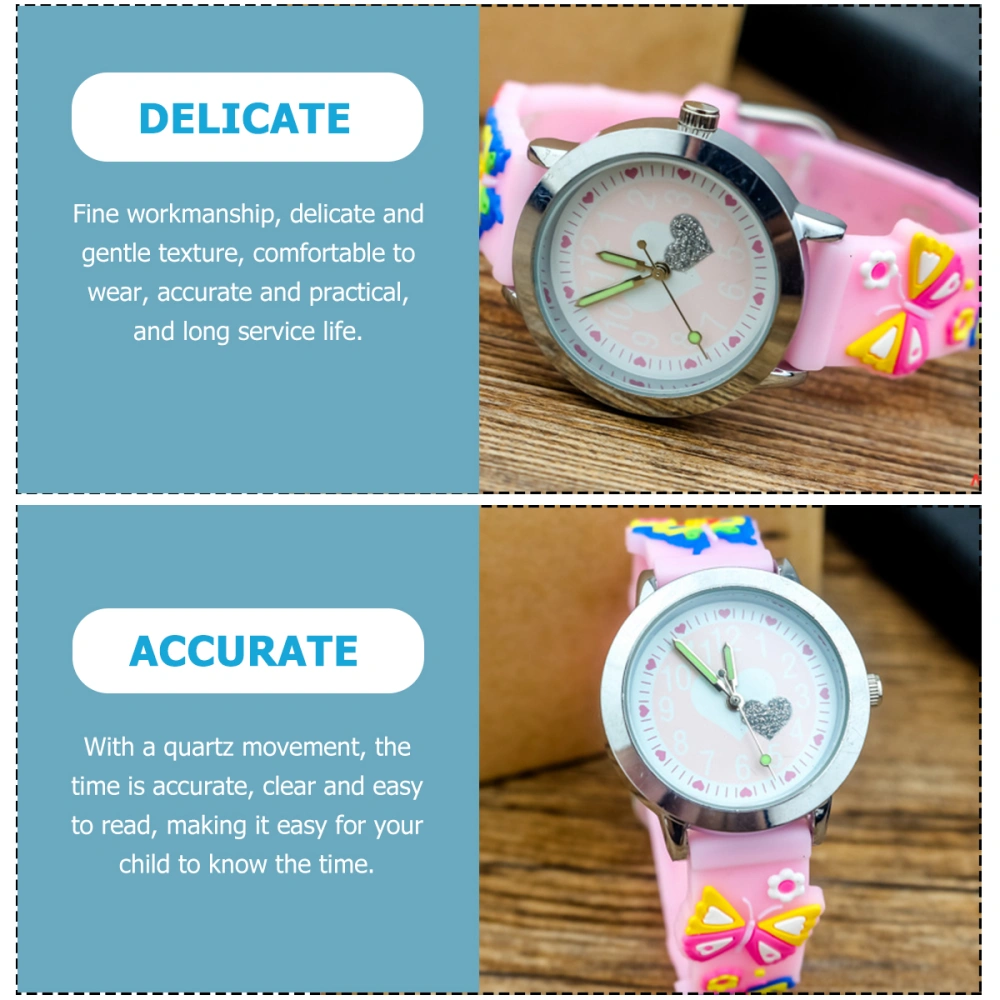 1pc Kids Cartoon Watch Children Wrist Watch 3D Children Gift Wristwatch