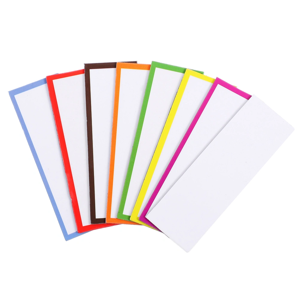 40pcs Writable Dry Erase Magnetic Labels Magnetic Name Plate Tag Labels