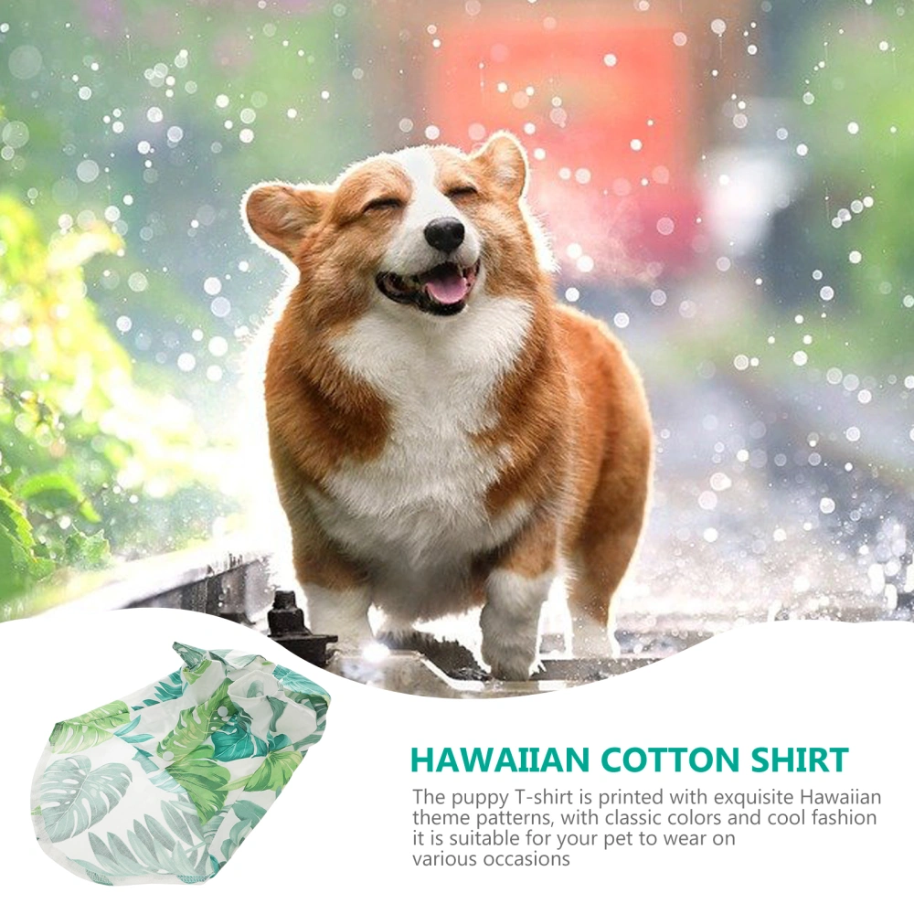 Creative Pet Dog Shirt Dog Casual Coat Costume Pet Outfits Puppy Daily Clothing for Outdoor Home (M Size)