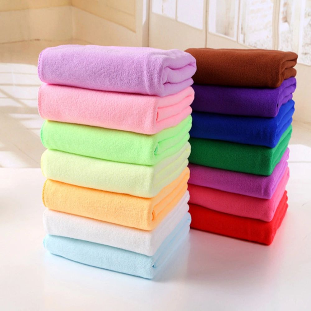 70x140CM Microfiber Towels Large Quick Dry Bath Towel for Spa Beach Swimming Camping (Purple)