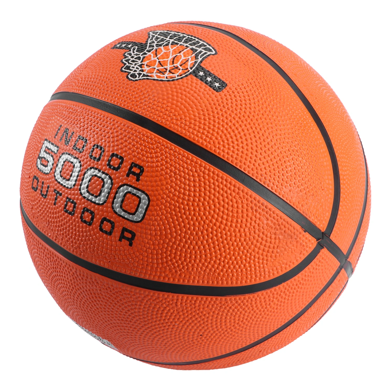 1PC Standard Basketball Ball Durable Rubber Basketball for Teens Outdoor Training Games