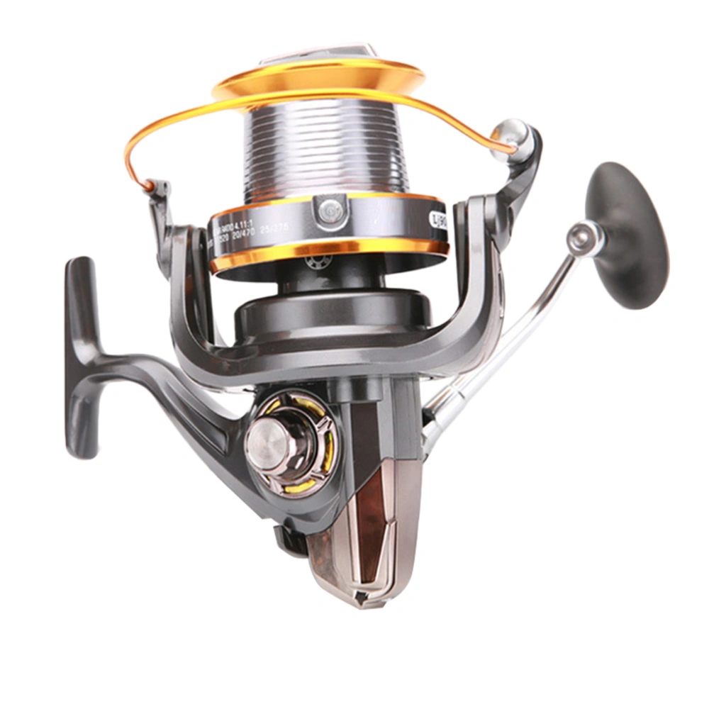 Fishing Wire Wheel Handshake Fishing Reel Fishing Coil Sea Fishing Tools Grey (Style 8000)