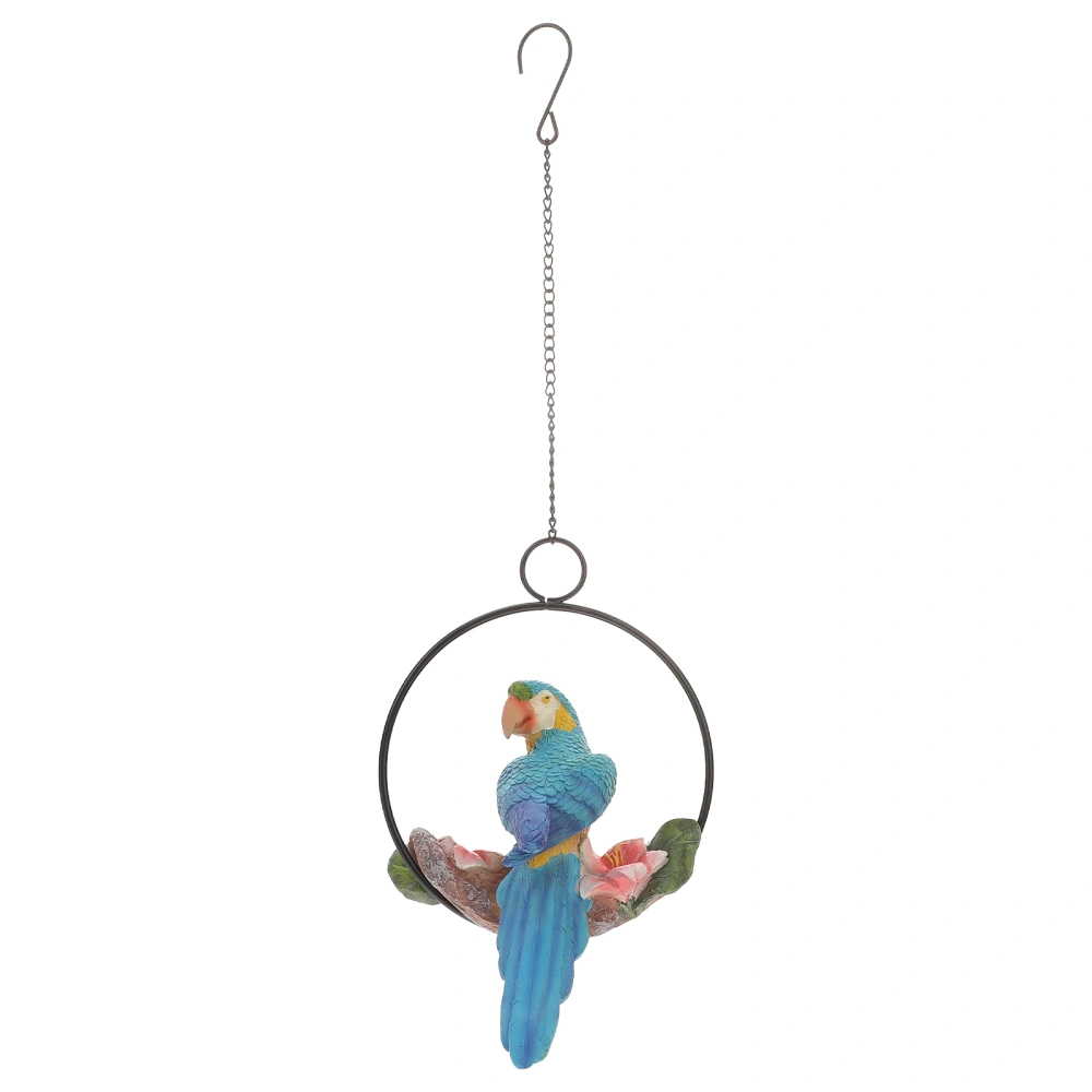 Delicate Simulation Parrot Adornment Window Gardening Decoration Fake Bird Model