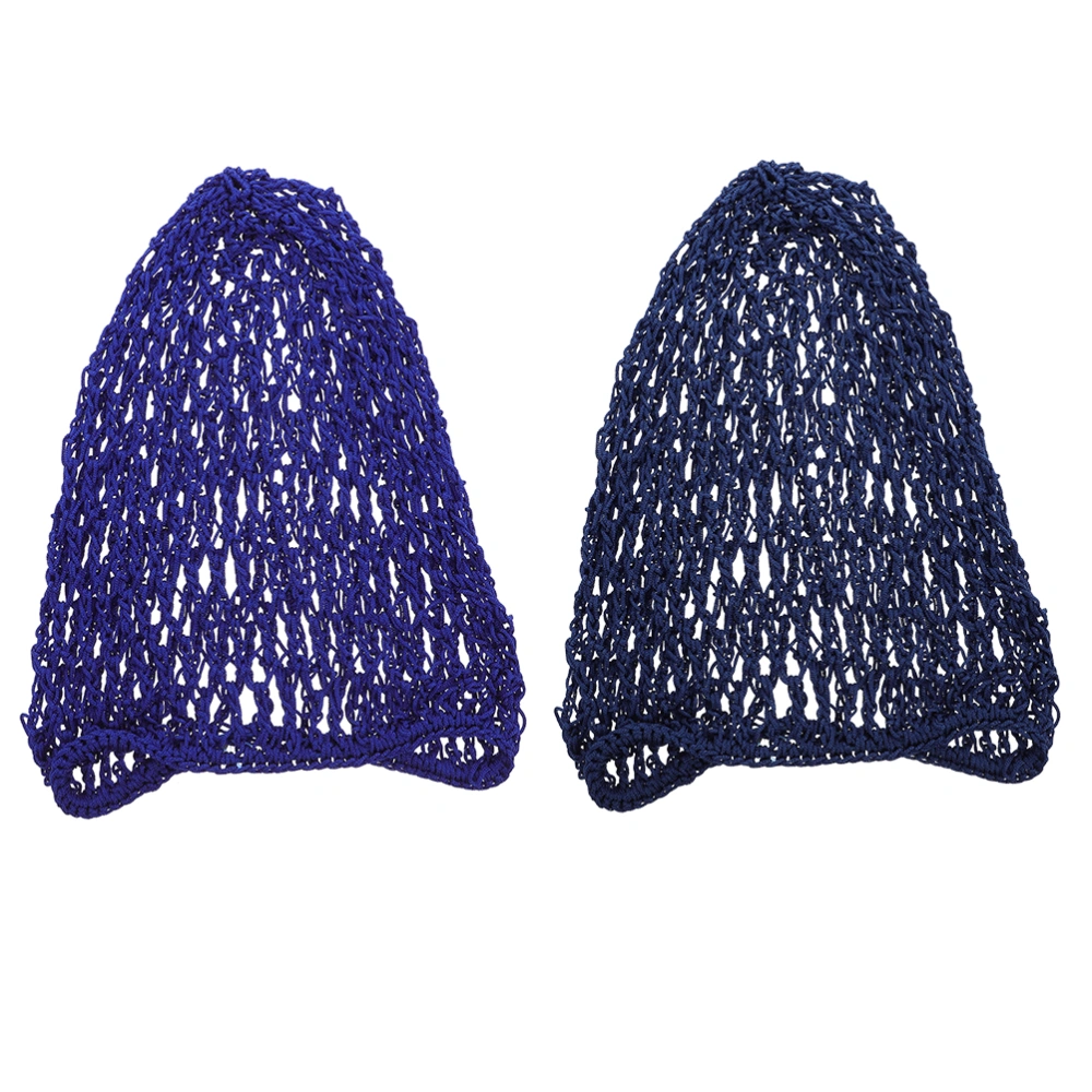 2Pcs Long Crocheted Hair Nets Girl Hair Care Covers Home Salon Hair Covers