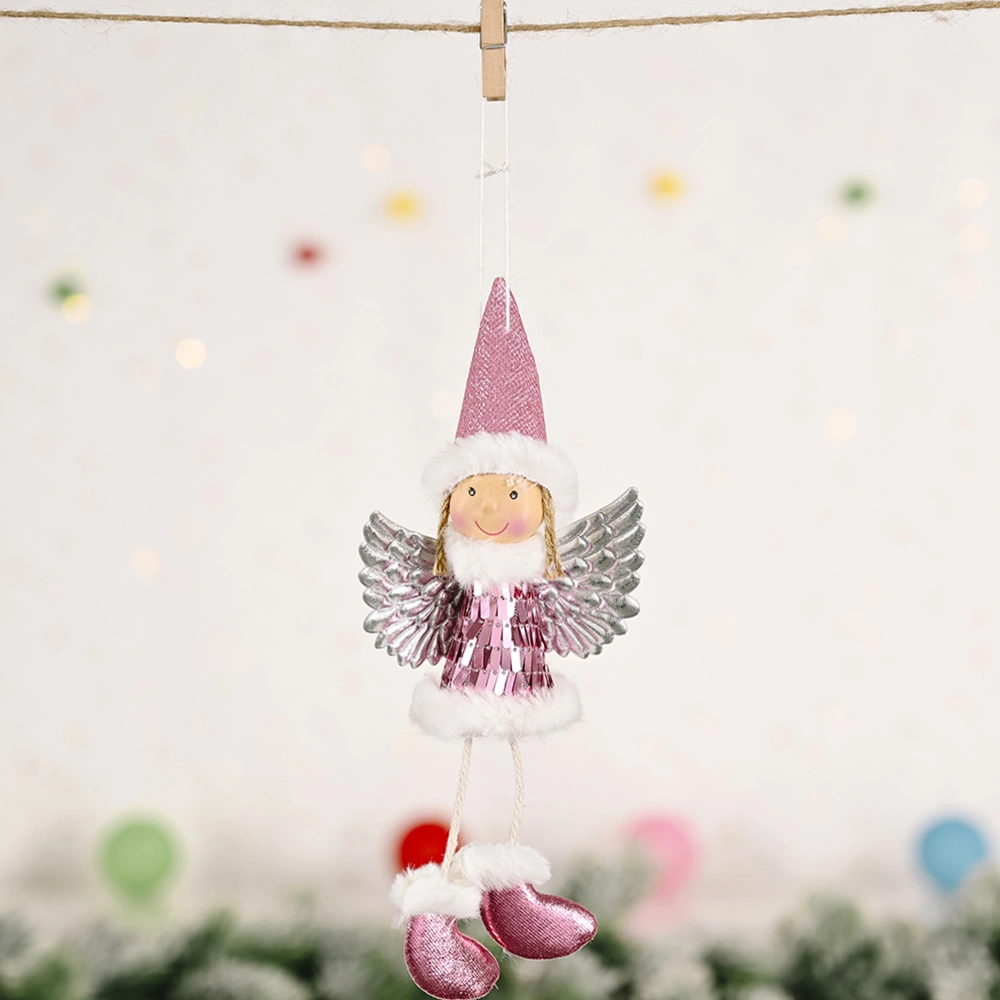 4Pcs Fashion Angel Hanging Doll Creative Christmas Pendant Home Decoration Party Supplies