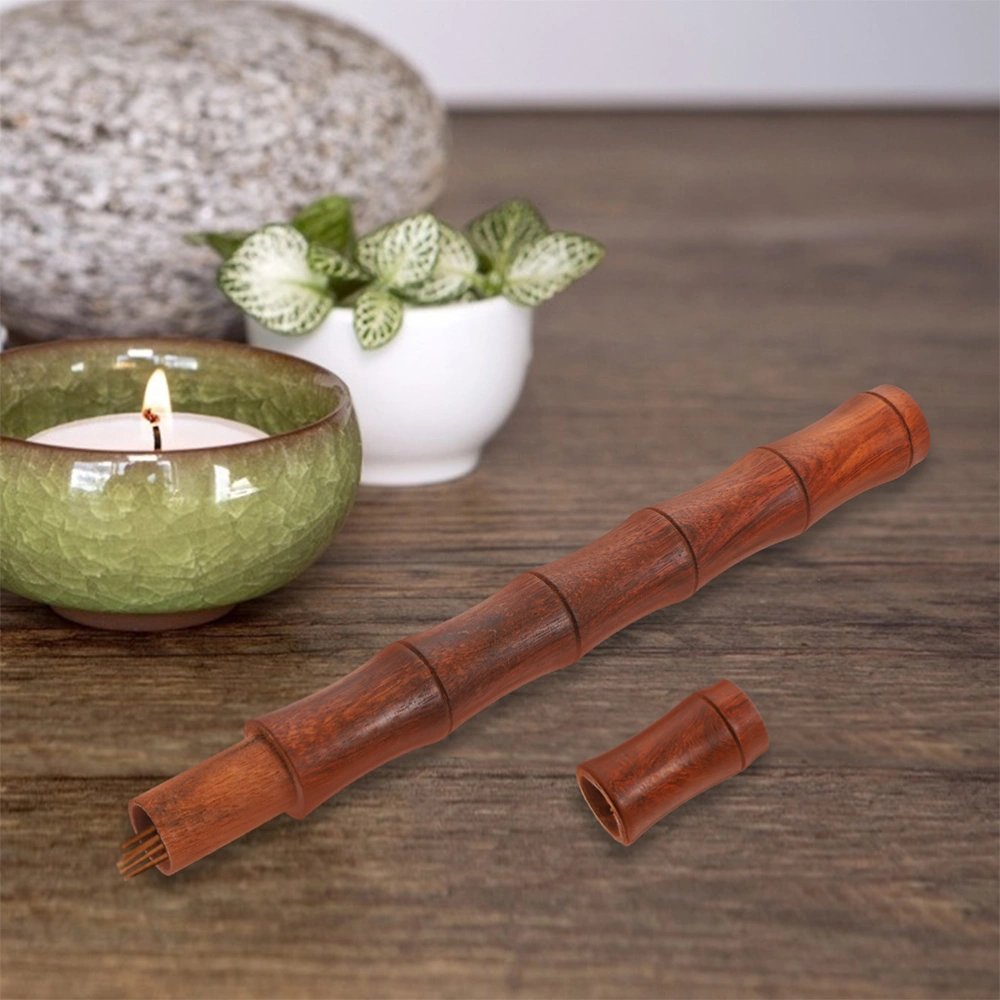 Wooden Incense Tube Delicate Incense Sticks Holding Tube Incense Container