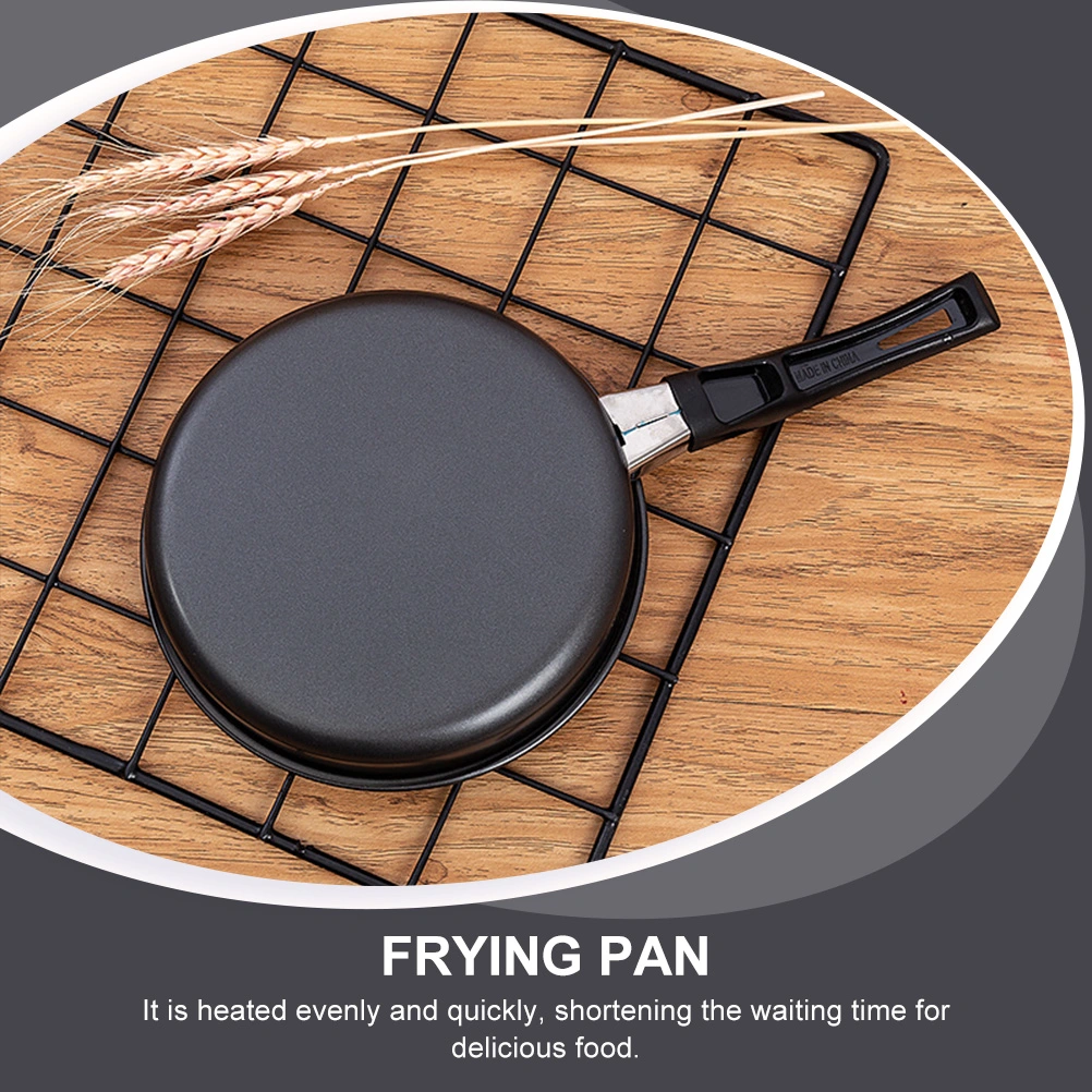 1pc Mini Omelette Pan Small Flat Bottom Non-stick Induction Gas Cooker Universal