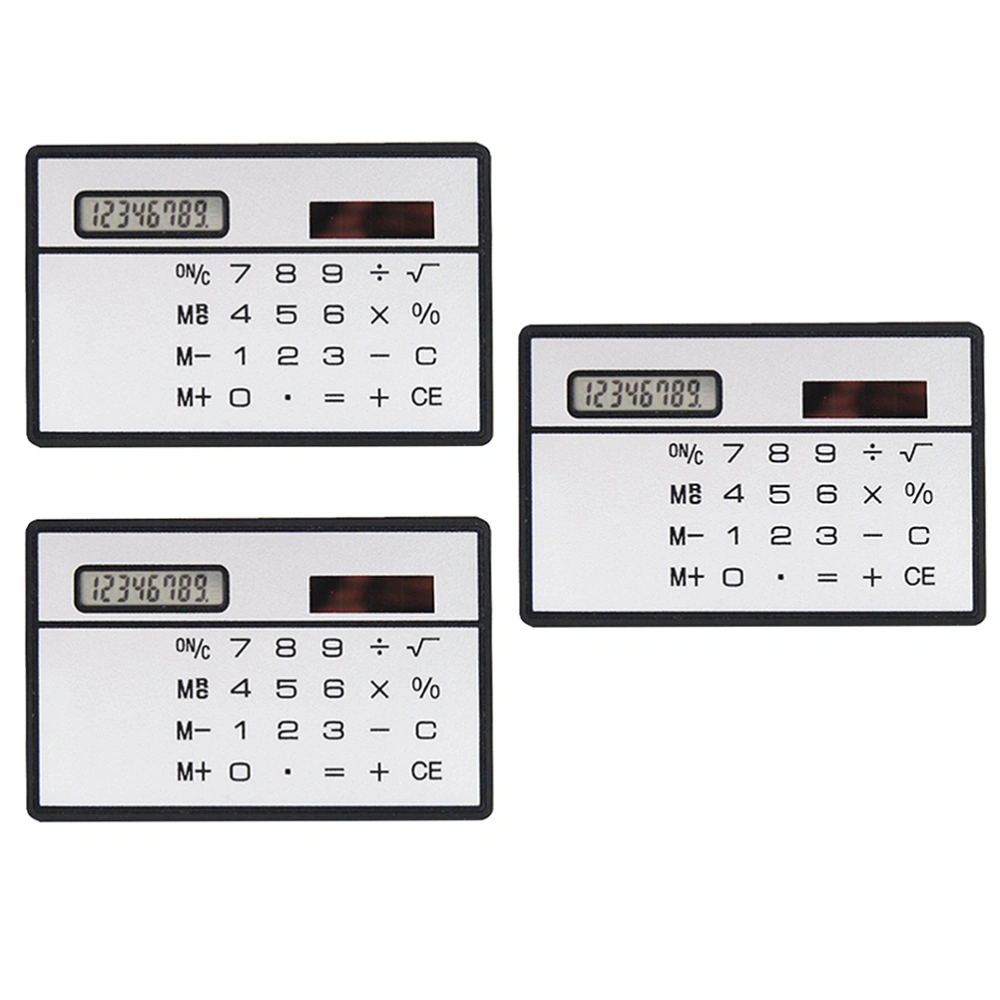 1 Set Mini Calculators Ultra-thin Calculator Portable Calculating Tool