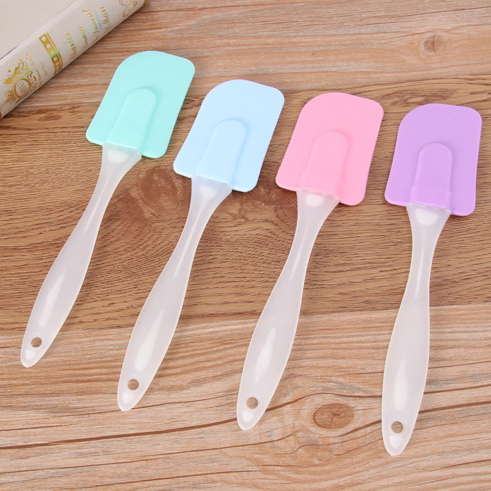 5Pcs Cream Stirring Spatula Cake Stripping Scraper Butter Spreader Molding Release Scraper Cake Decorating Tool (Assorted Color)