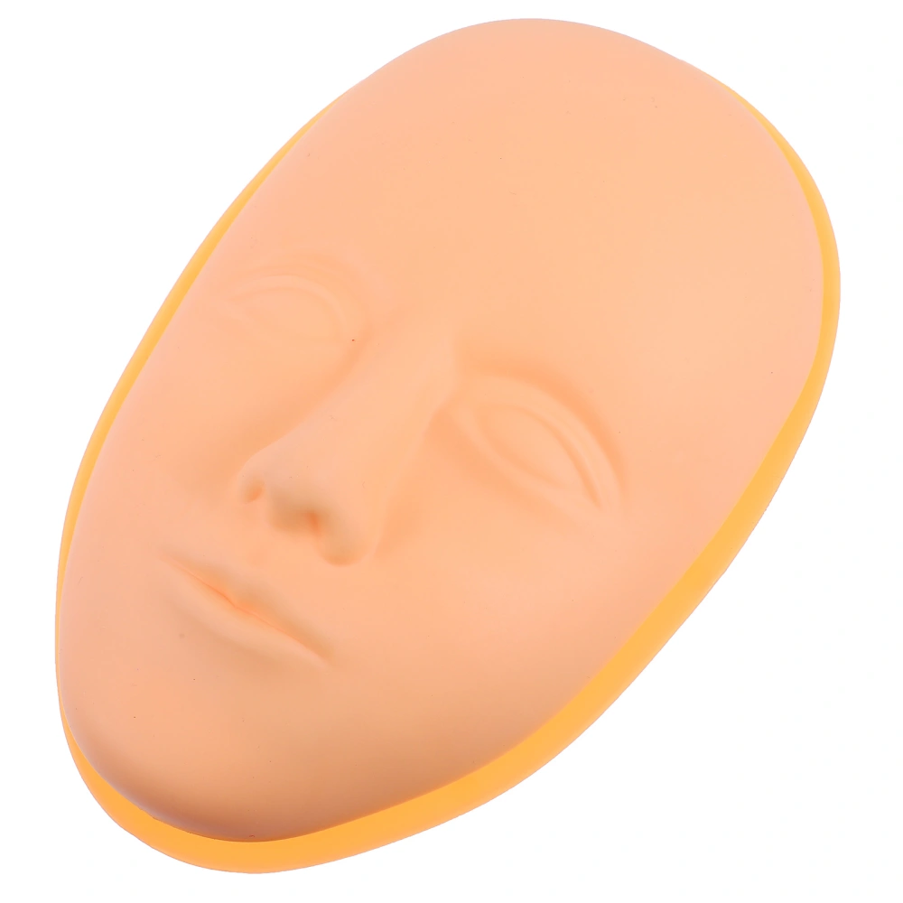 1pc Silicone Mannequin Face Skin Model Training Silicone Face Skin Model with Base