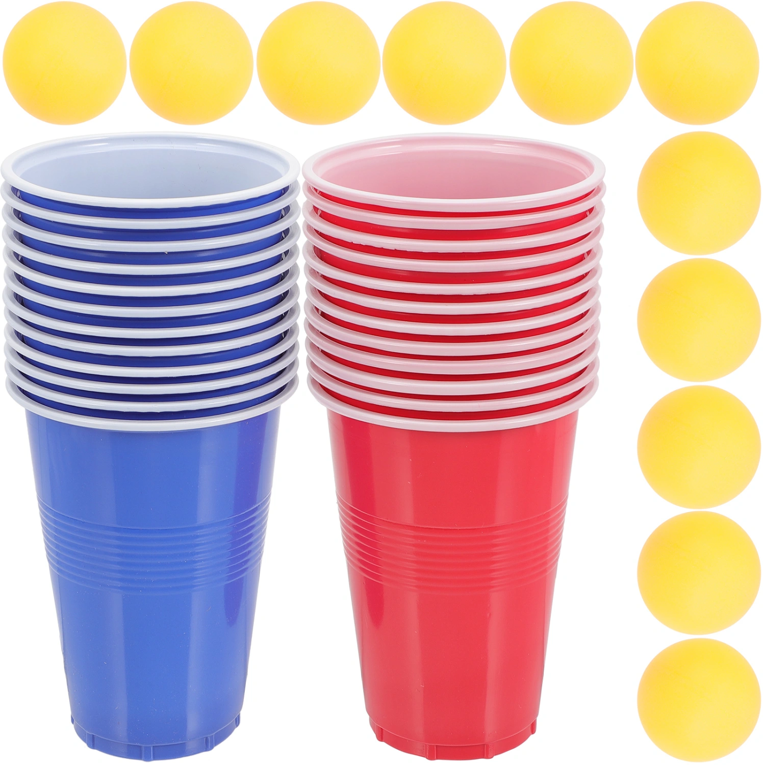 1 Set Party Gaming Cups Reusable Cups Gaming Props Supply With Balls for Gathering Bar