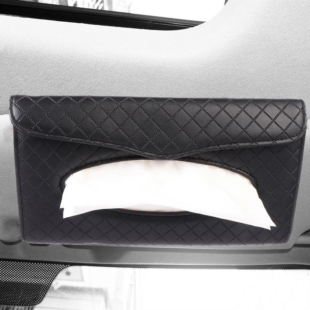 Tissue Box Paper Case Napkin Storage Container Paper Storage Case for Car Auto