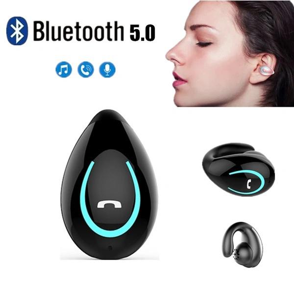 Mini Bone Conduction In-Ear Bluetooth 5.0 Earphone HiFi Wireless Headset With Mic Sports Earbuds Handsfree Stereo Sound Earphones