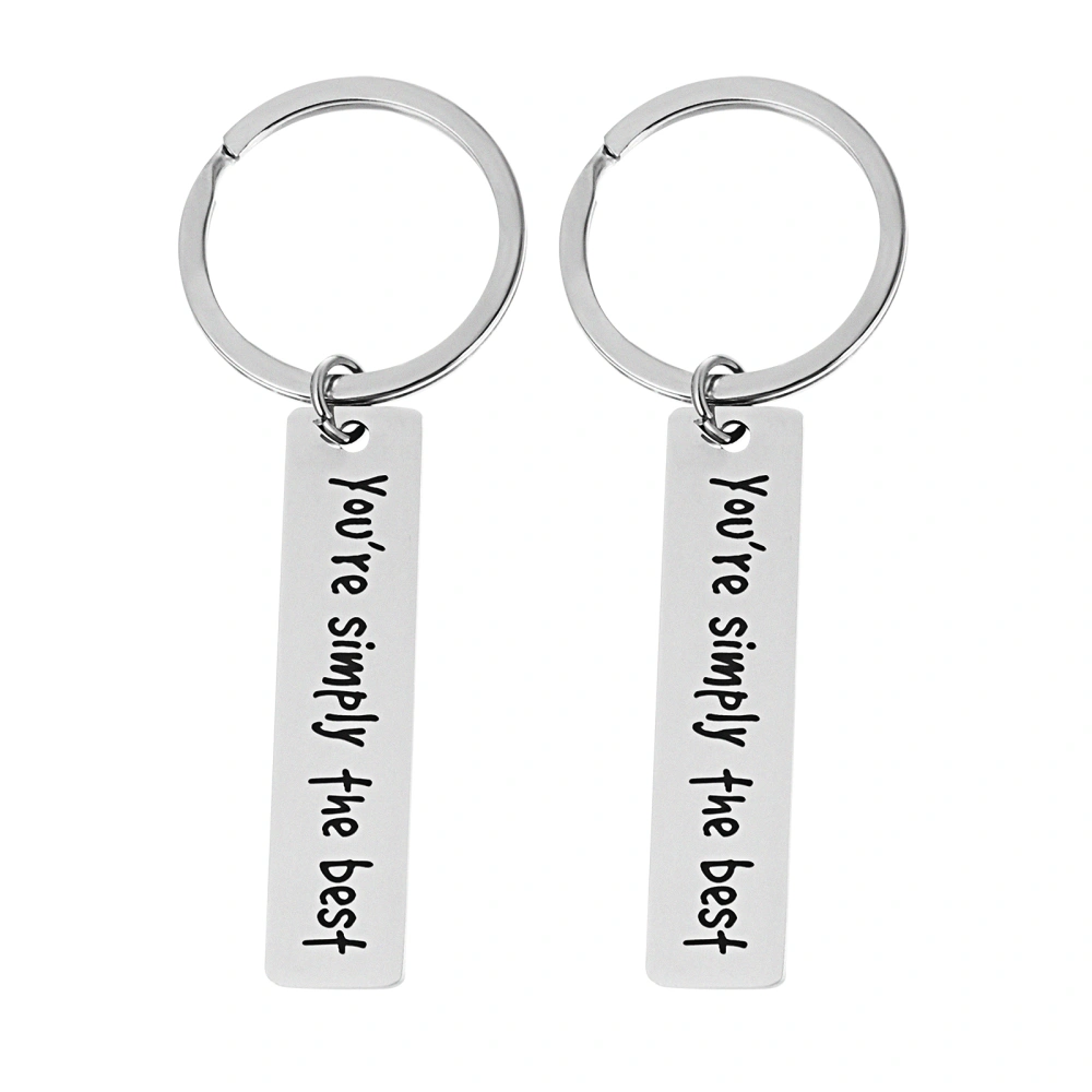 2pcs Key Chain Valentine's Day Key Ring Graduation Key Chain Ornaments