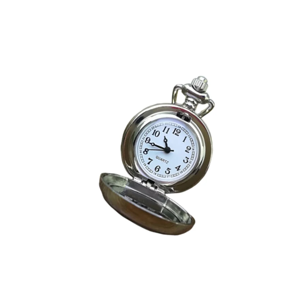 Christmas Retro Pocket Watch Bell Vintage Quartz Pocket Watch Zinc Christmas Alloy Gift Accessary