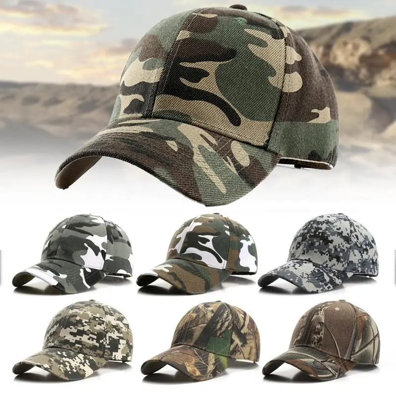 Unisex Camouflage Baseball Cap Adjustable Sun Hat Outdoor Sport Casual Headgear