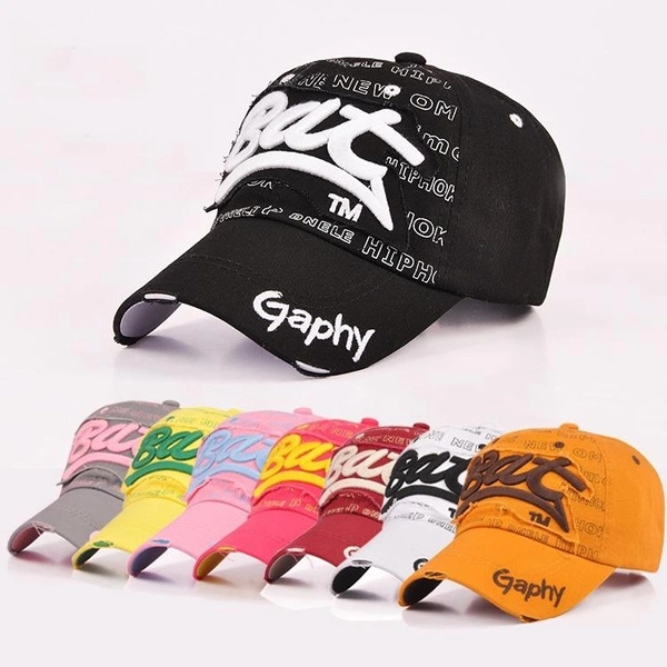 Gaphy Women Men Unisex Embroidery Cap Steampunk Accessories Sports and Outdoors Casual and Leisure Bat Letter Hat Hats Cap Snapback Caps Baseball Hat