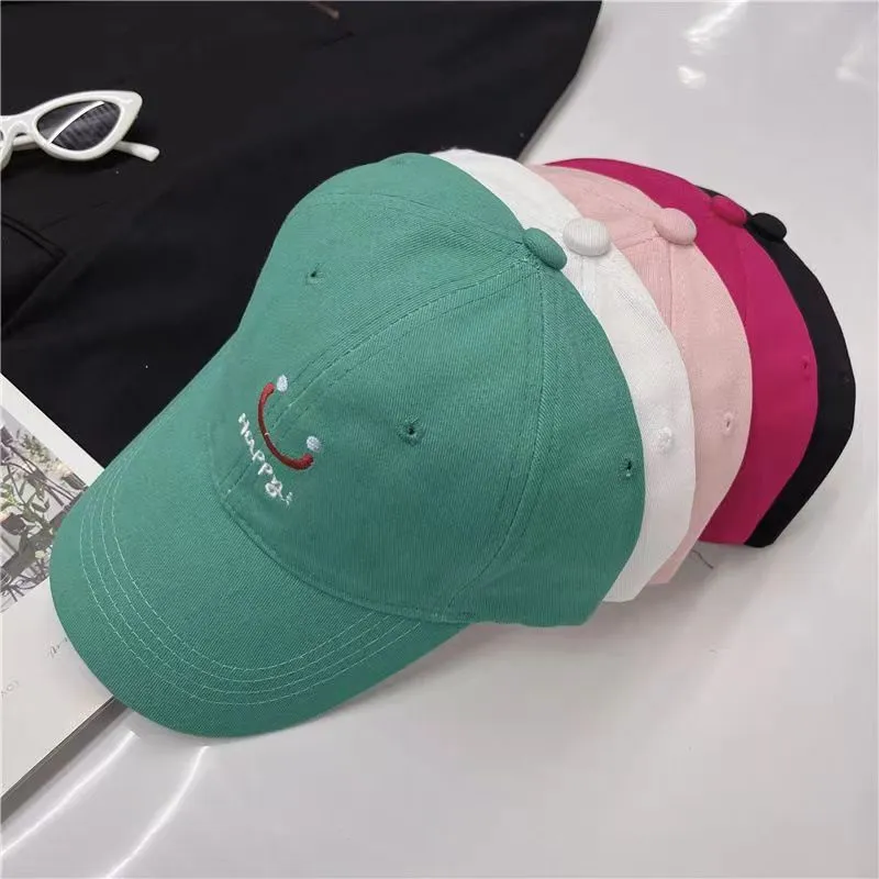 Unisex Baseball Cap Outdoor Sports Curved Brim Letter Embroidery Peaked Cap