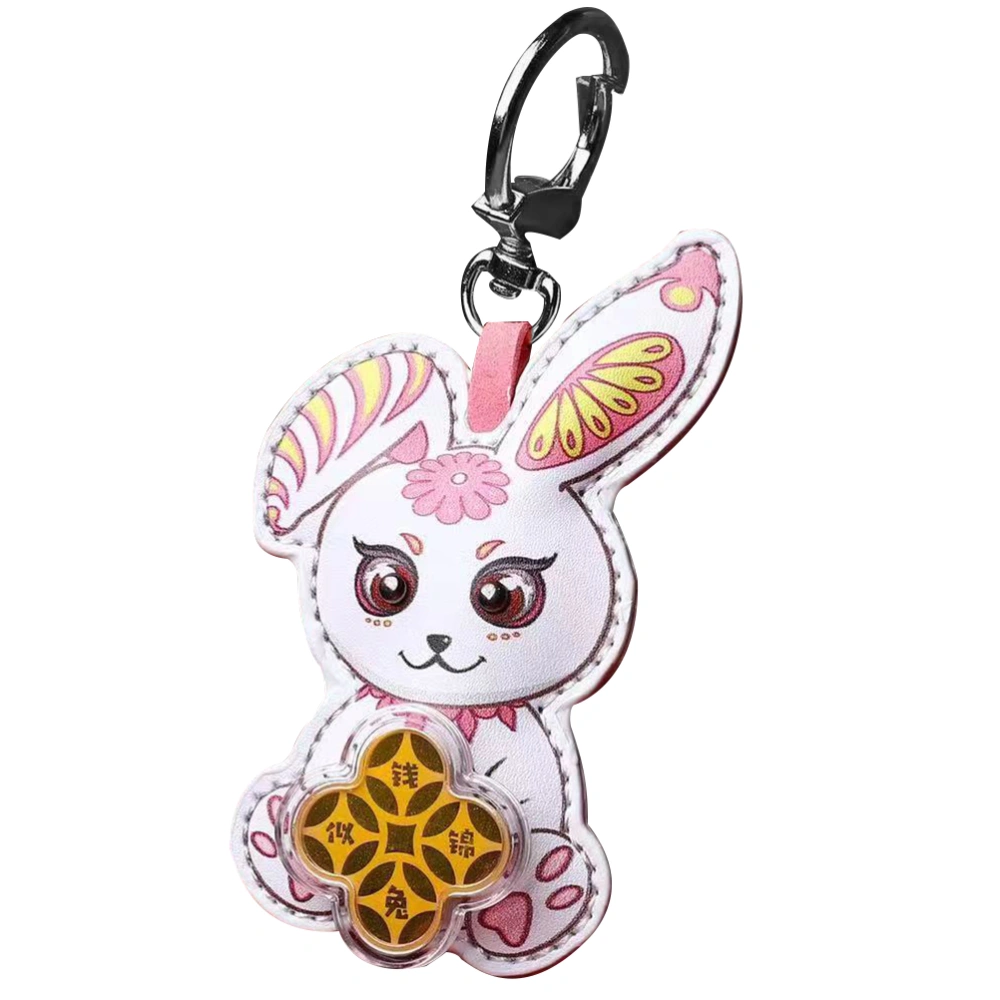 Zodiac Rabbit Keychain Decorative Rabbit Pendant Year of the Rabbit Pendant Bag Pendant