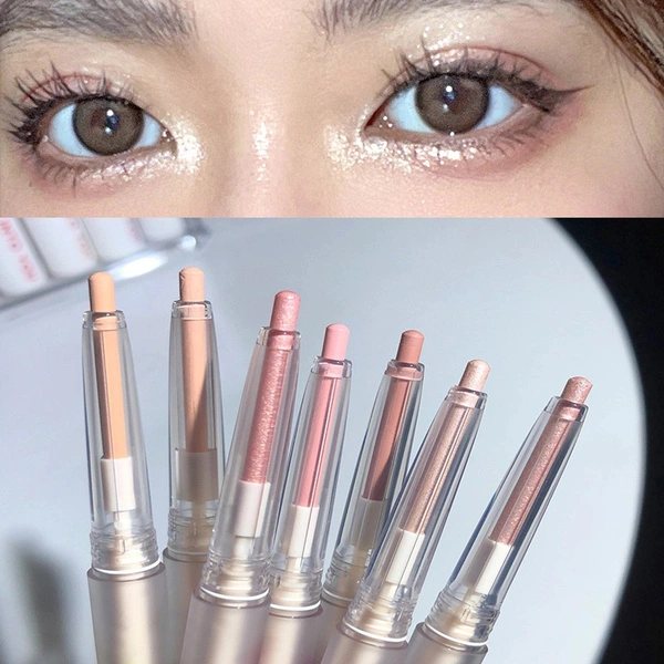 1Pc Diamond Eyes Pencil Shiny Glitter Eyeshadow Pen Eyeliner Pearlescent Matte Highlight Pen Brighten Silkworm Makeup Tool Cosmetics