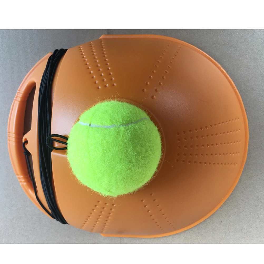 Tennis Trainer Set Baseboard and Tennis Self-training Tool Equipment for Beginner and Intermediate Players (Orange)