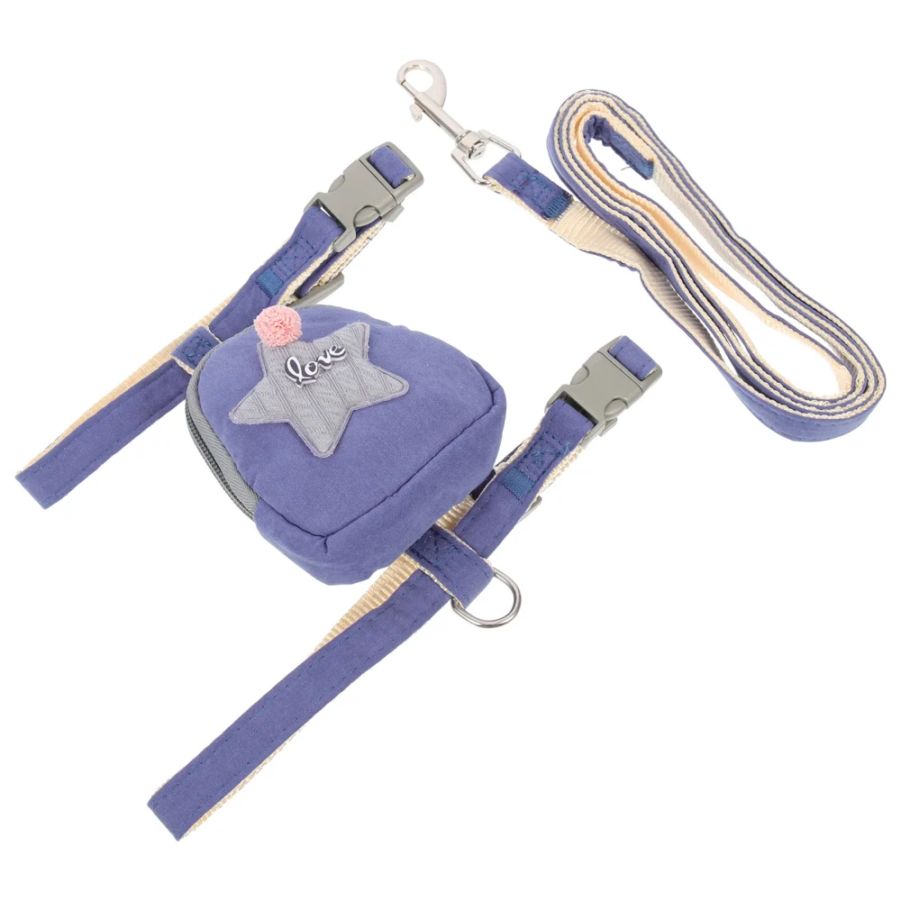 Kitten Walking Rope Outdoor Cat Leash Adjustable Cat Harness Kitten Supply