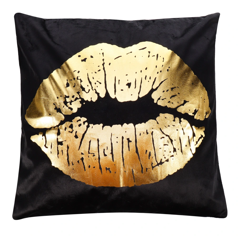 Gold Bronzing Pillowcase Black Pillowcases Sofa Cushions Pillow Cover Home Decor