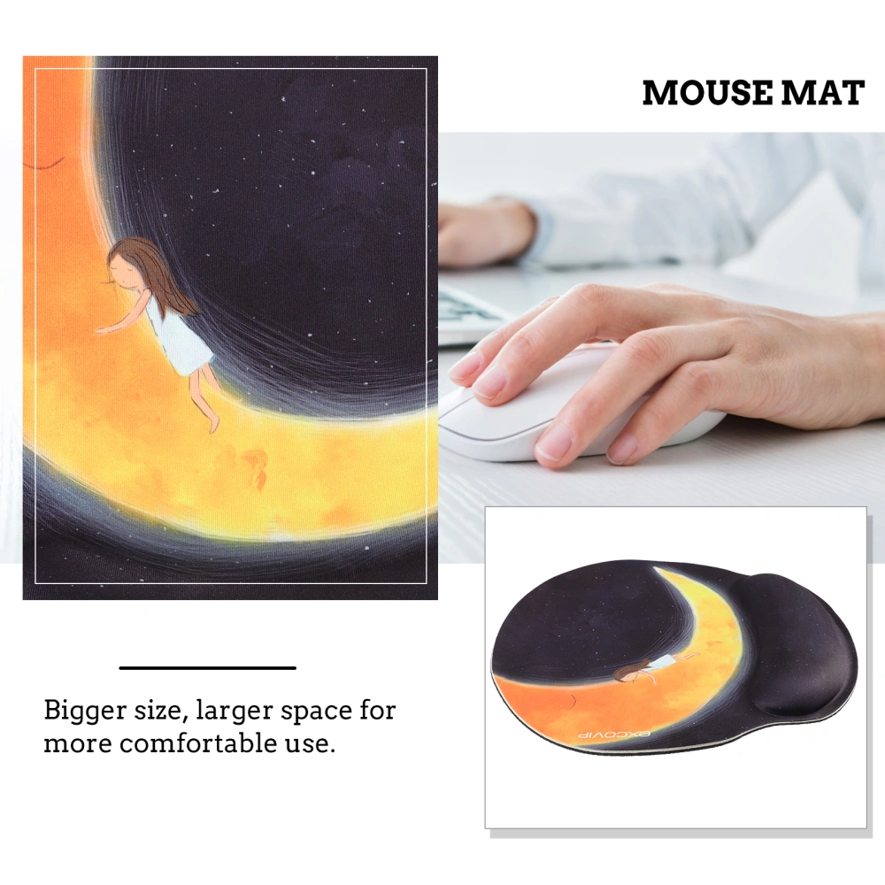 1pc Wrist Support Mouse Pad Comfortable Printing 3D Wrist Rest Mouse Pad