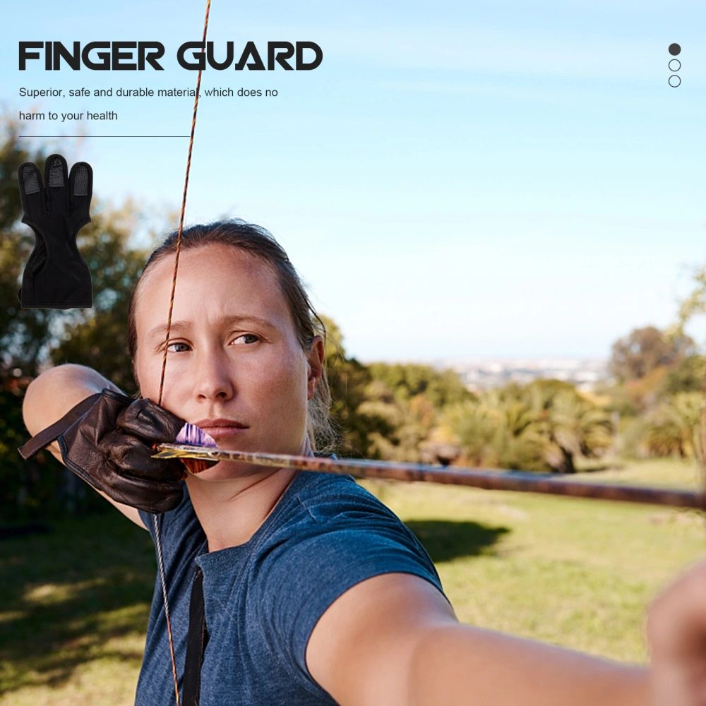 Professional Shooting Glove Wear-resistant Archery Equipment Portable Finger Guard