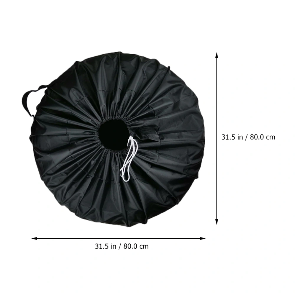 4Pcs Oxford Cloth Tire Cover Portable Tire Protective Cover Tire Sun Block Cover