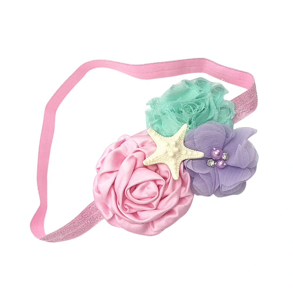 Baby Headband Sea Star Flower Headbands Children Girl Band Hair Accessories